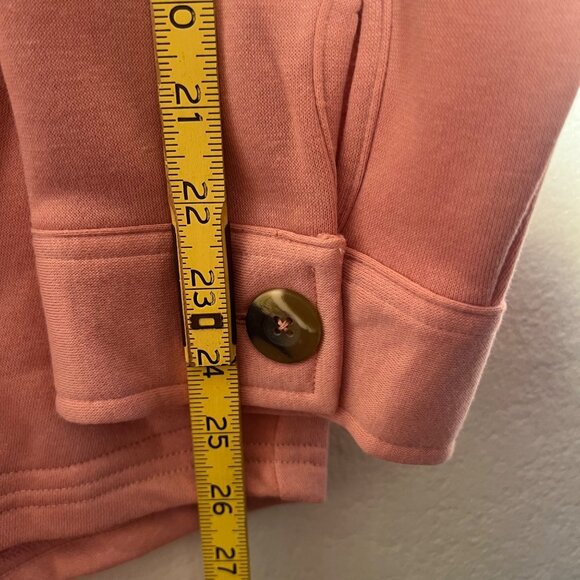 Blair Plus Size 2XL Pink Lightweight Jacket Pockets Long Sleeve Warm Casual Y2K - Picture 15 of 16